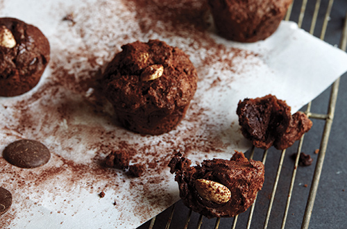 Chocolate Marcona Mini Muffins